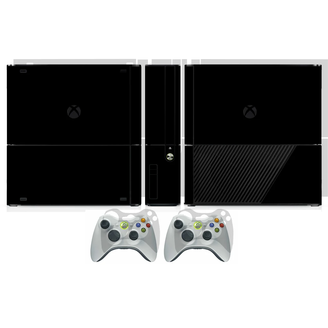 Transparent Clear Vinyl Skin Sticker Protector for Microsoft Xbox 360 E and 2 controller Skins Stickers