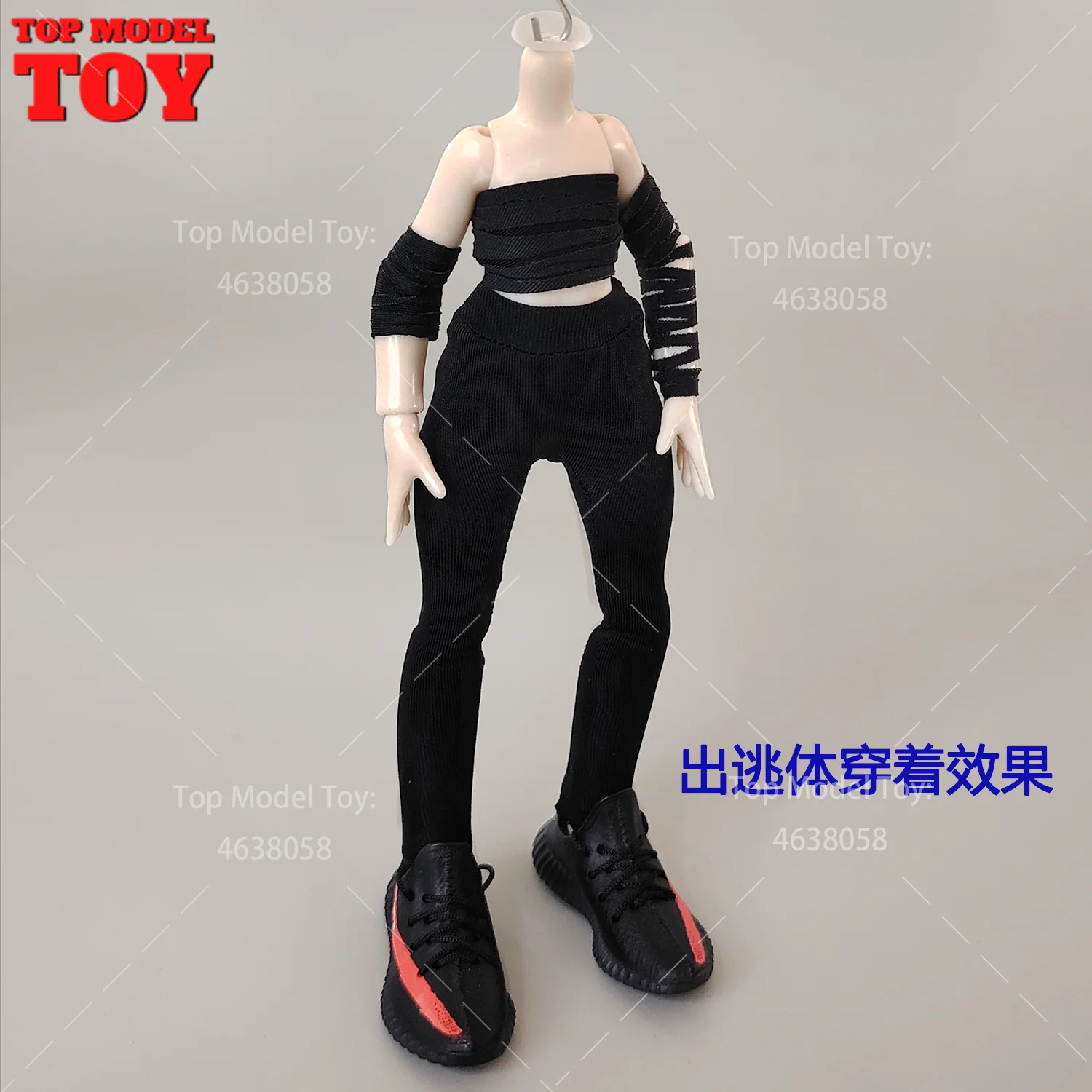 CHILI TOYS XGBT-001 Scala 1/12 Pantaloni da yoga Pantaloni lunghi attillati Modello di vestiti Misura 6 ''Soldato femminile Action Figure Corpo Bambole Giocattoli