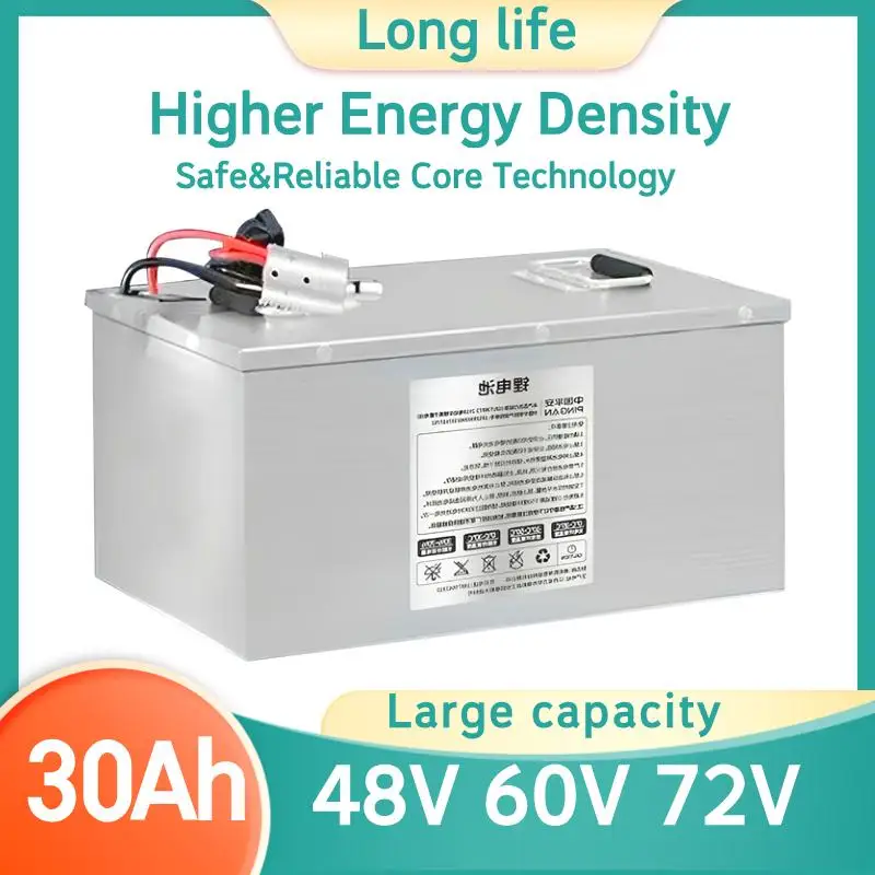 

Новый аккумулятор LiFePo4 72 В 60 В 48 В 30 Ач 32140 DIY встроенный BMS 0-3600 Вт двигатель мощный аккумулятор для электромобиля
