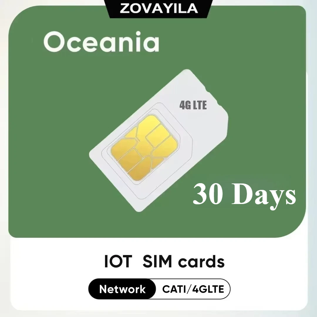 Oceania Prepaid GPS‑special SIM Card 30Days 30MB Pure Data GPS Tracking Unit, Monitor Kids And Elderly, Fit Vast Australian Mixe