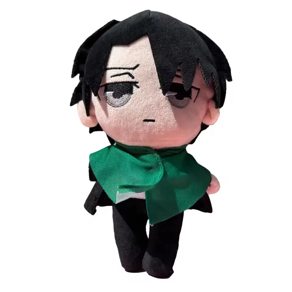 Anime Attack on Titan Plush Toys Doll Kawaii Levi Eren Mikasa Cute Kawaii Collection Green Stuffed Doll Prezenty urodzinowe dla dzieci