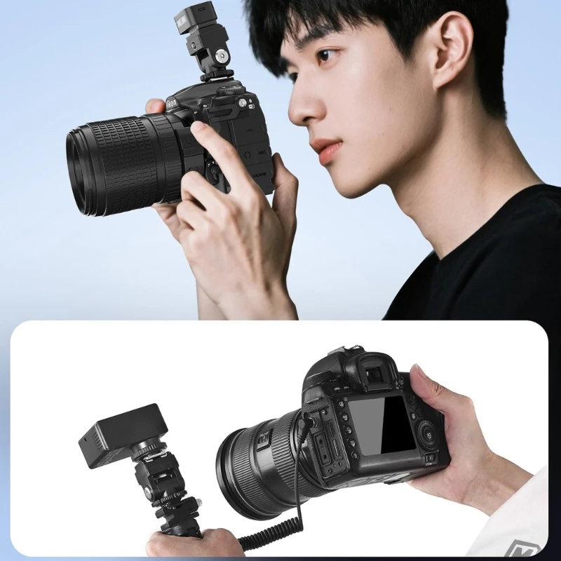 Rotating Flash Adapter Bracket With Height Extension PC Syncing Port Photography Tool H8WD