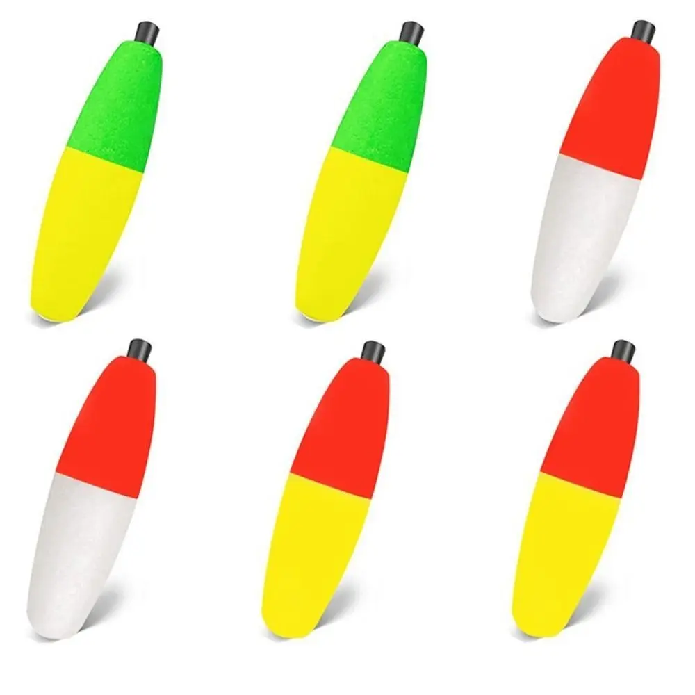 Ellipse Bicolor Cigar Floating Far Throw Sea Rod Fishing Corks Bobbers Float Location Foam Fishing Float Sea Angling