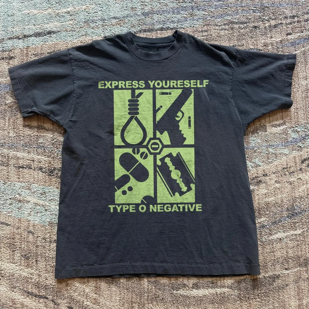 Express Yourself Type O Negative Black T-Shirt Size S-5XL