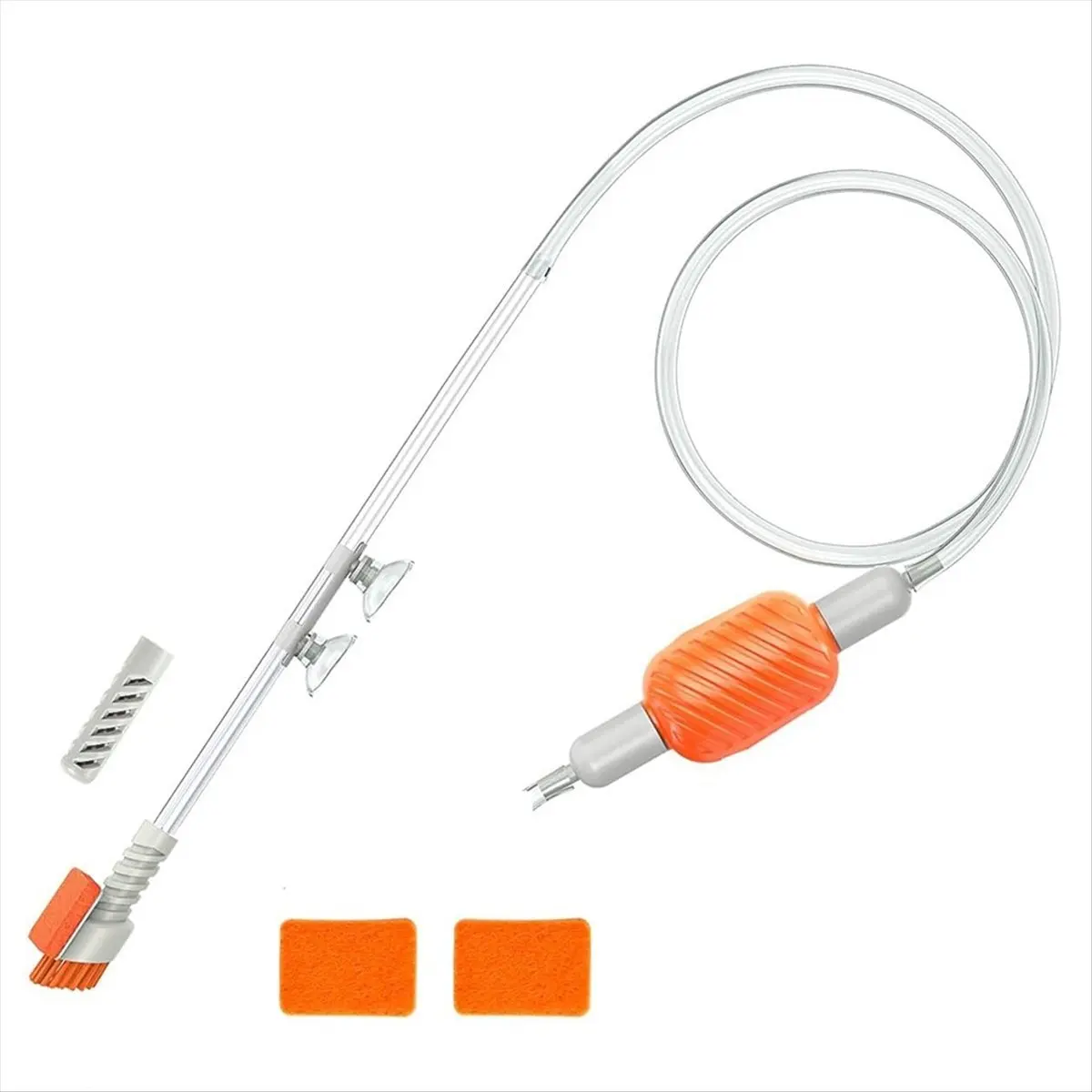【TODAY-BUY】Aquarium Vacuum Gravel Cleaner, Manual Water Changer Siphon, Fish Tank Water Changer for Water Change and Sand Washin