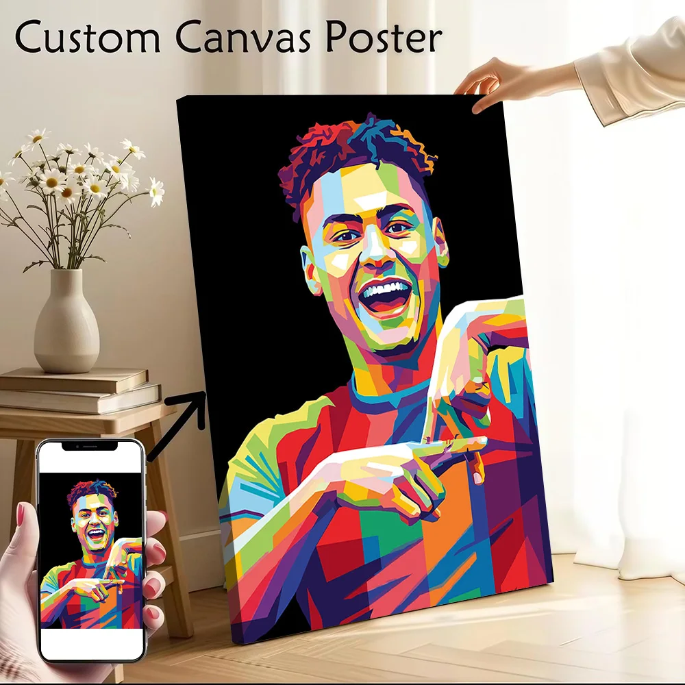 Ollie Watkins Canvas Poster Wall Art Customizable High Quality Printed Picture for Modern Living Room Paintings Decor Luxury