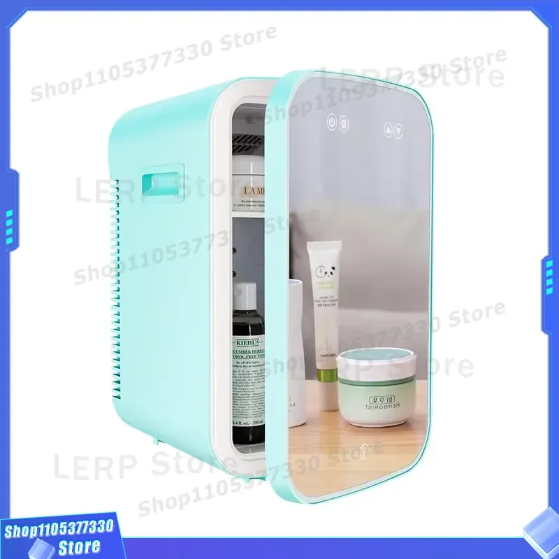 HOT SELLING 8L Makeup Refrigerator Mini Fri for Bedroom Customize Display Beauty Refrigeratore with Mirror Cosmetic