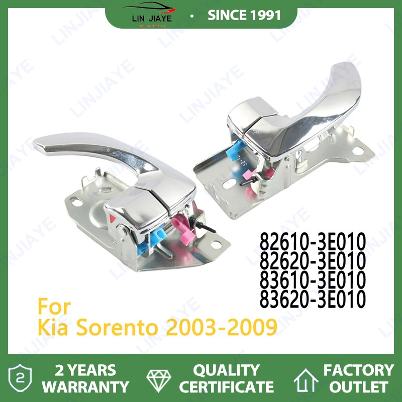 

Новая внутренняя ручка двери автомобиля для Sorento LX 03-09 FR:82620-3E010 FL:82610-3E010 RL:83610-3E010 RR:83620-3E010