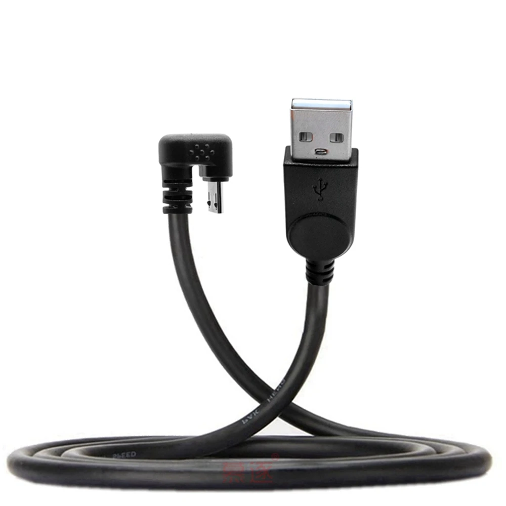 Gomito a forma di U Cavo dati universale micro USB mobile Android da 90 gradi Cavo caricabatterie per smartphone 0,25 M