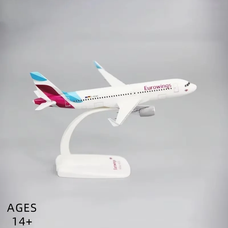 1:200 Scale A-320 A320 Eurowings Airlines ABS Plastic Airplane Model Aircraft Plane Model Assembly Resin For Display