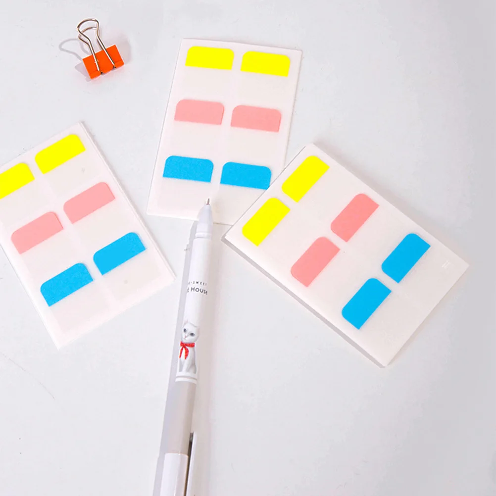 

8 листов самоклеящиеся индексные наклейки разных цветов радуги школьные канцелярские товары блокноты индексные наклейки