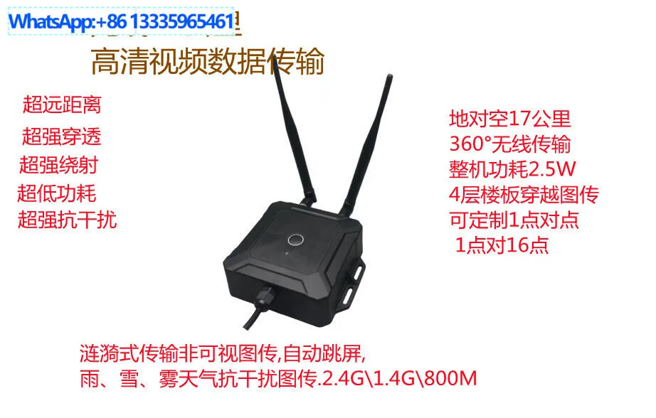 15 km wireless high definition image transmission, 360 ° long-distance ground-to-air penetration, dock pendant drone