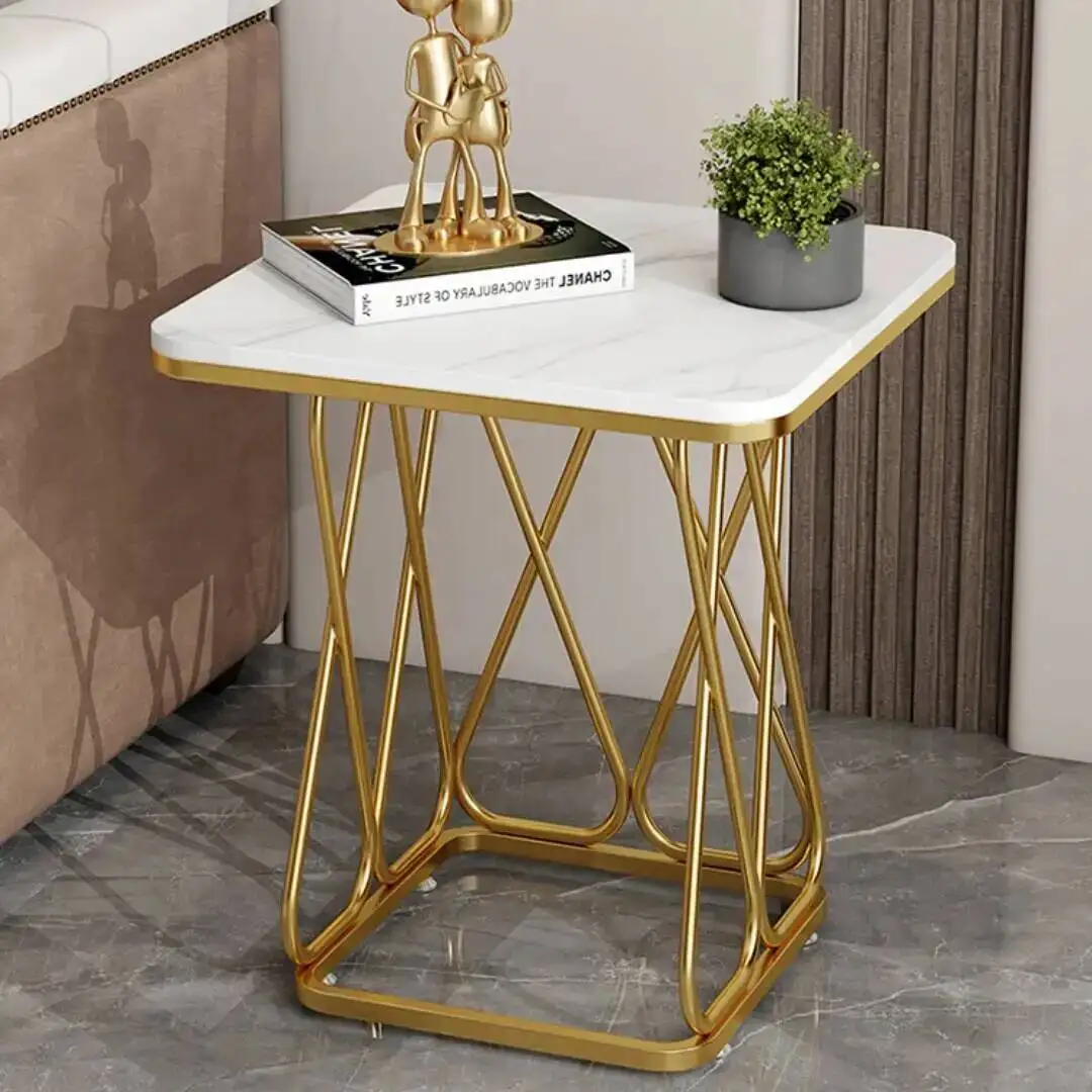 Table Modern Coffee Coffee Bedside Nordic Table Fashion Side Two Layers Coffee Table Metal Desk Home Modern Home Furniture