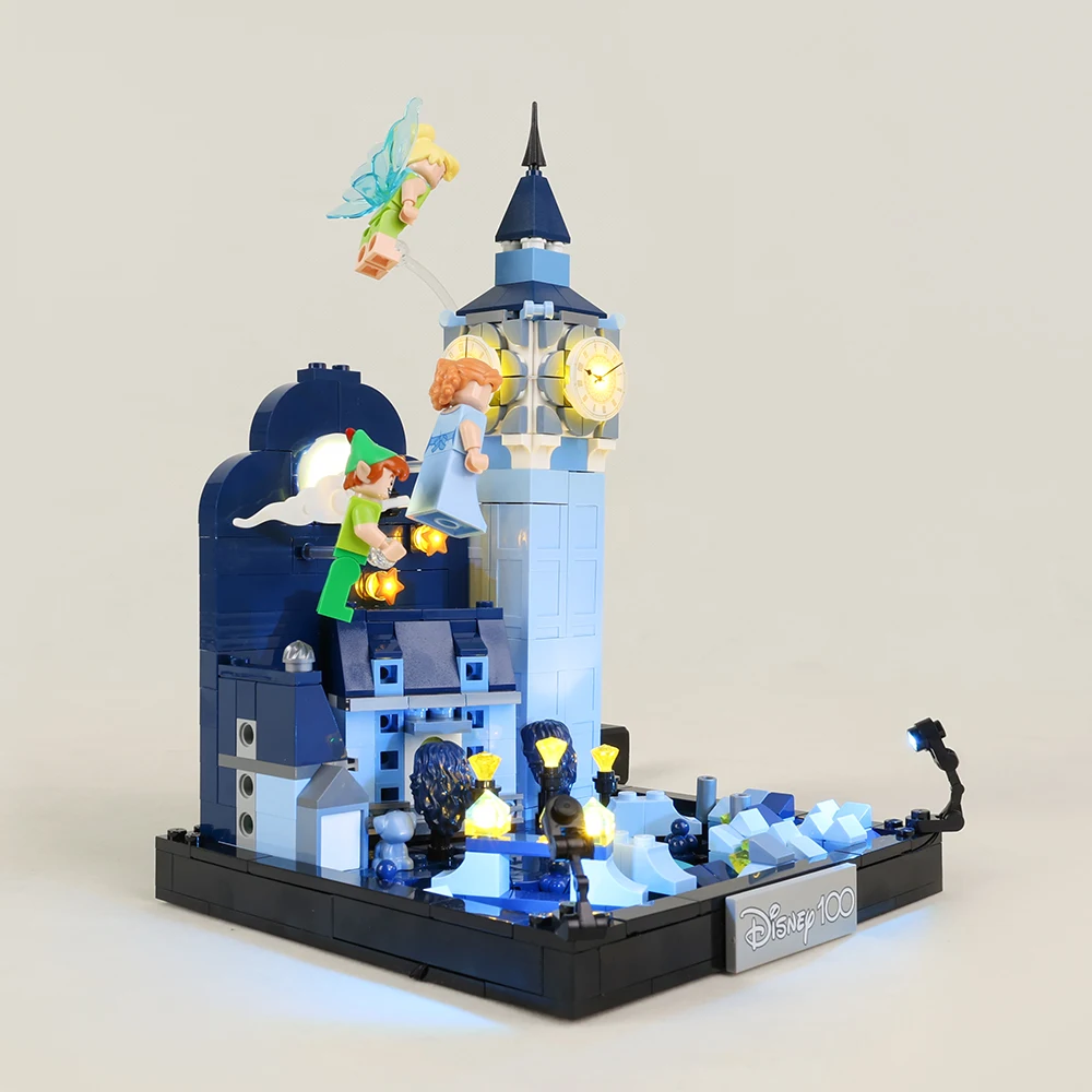 EASYLITE Led Light Kit For Peter Pan&Wendy's Flight over London 43232 DIY Toys Blocks Bricks Only Lighting Kit