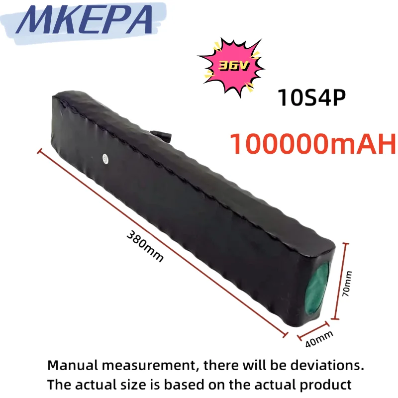 10S4P 36V 100000mAh Electric Scooter Lithium Battery 18650 battery pack 36V 100Ah Electric Scooter Electric Scooter Battery 36v