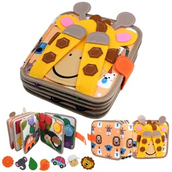 Baby Toy Soft 3D Cloth Book First Book Montessori Infant Early color Cognitive Educational Toys Learning Basic Life Skills Toys