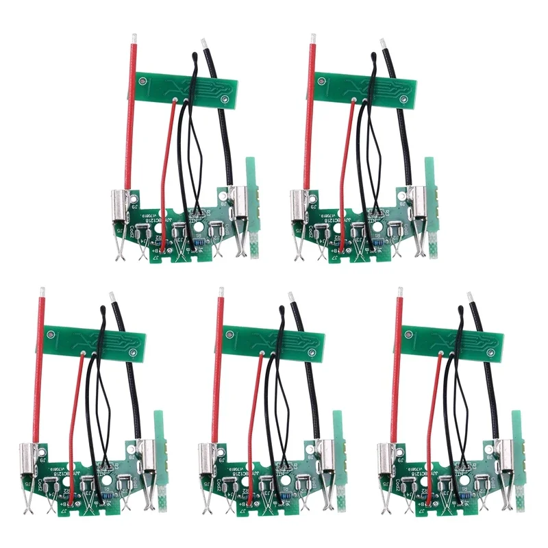 5X BAT610 18V Lithium-Ion Battery PCB Charging Protection Circuit Board For Boschs 18V Li-Ion Battery