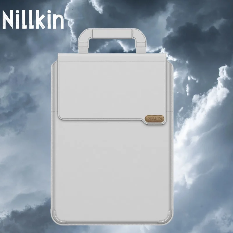 

Портативный кожаный чехол NILLKIN для ноутбука Macbook Air 13, 14, 15, 16 дюймов, M4 M3 M2, Mac Book Pro, регулируемая крышка-подставка