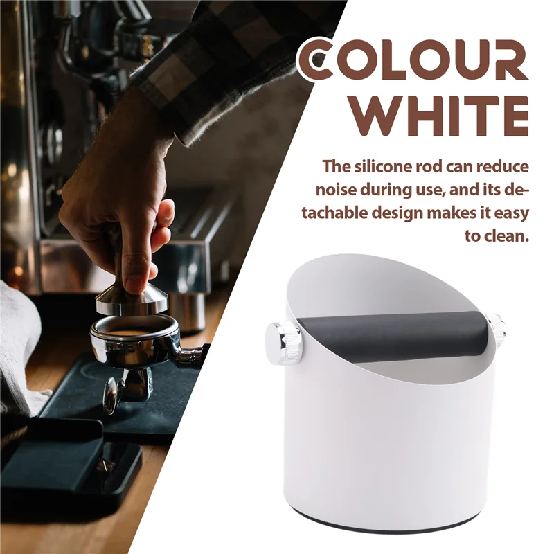 เคาะกล่องสําหรับกาแฟที่ถอดออกได้ Knock Bar Espresso Bin สําหรับ Home Kitchen Office Espresso Machine อุปกรณ์เสริม