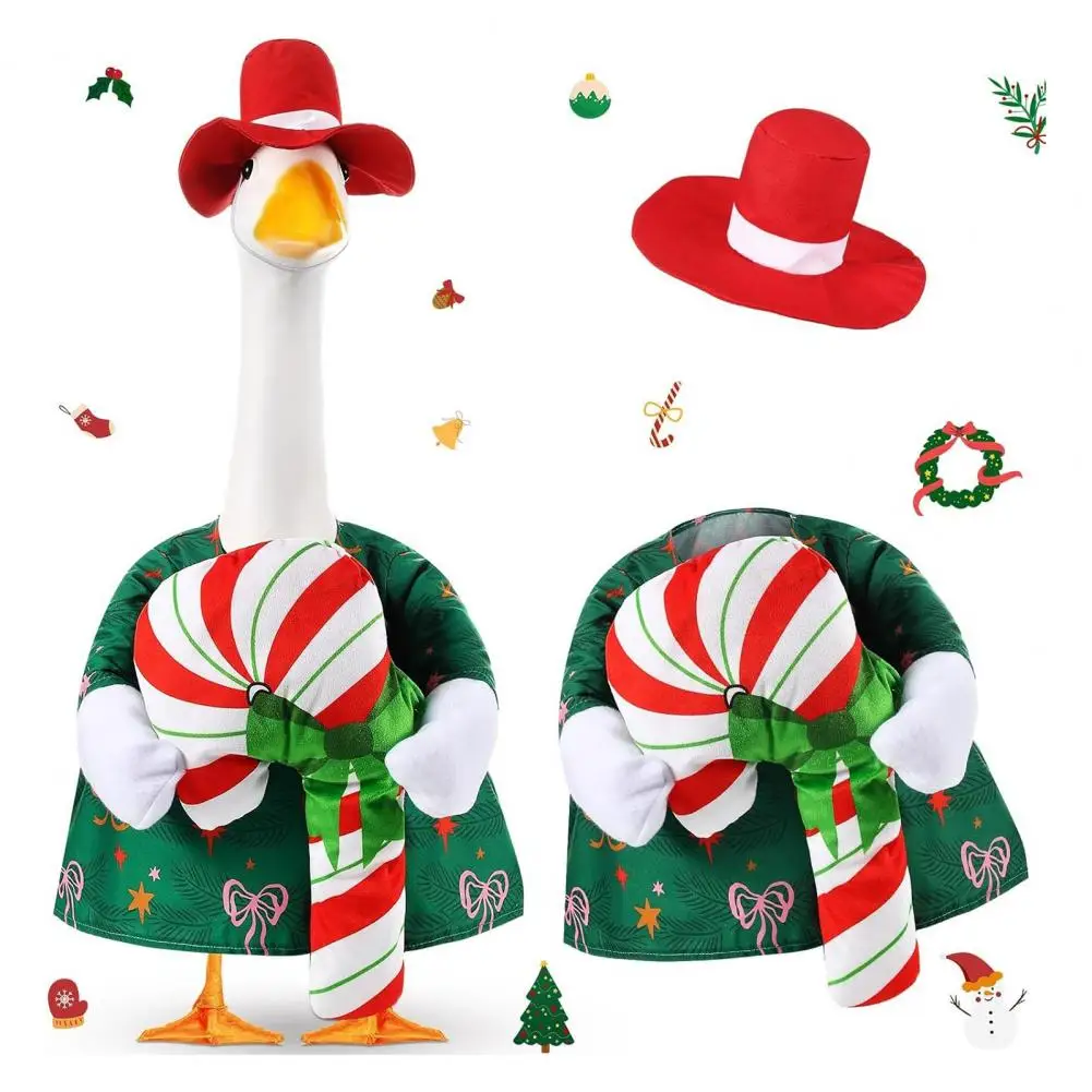 Christmas Lawn Goose Outfit Durable Lawn Goose Outfit Festive Christmas Goose Outfits for 23 Lawn Geese Xmas Tree for Outdoor