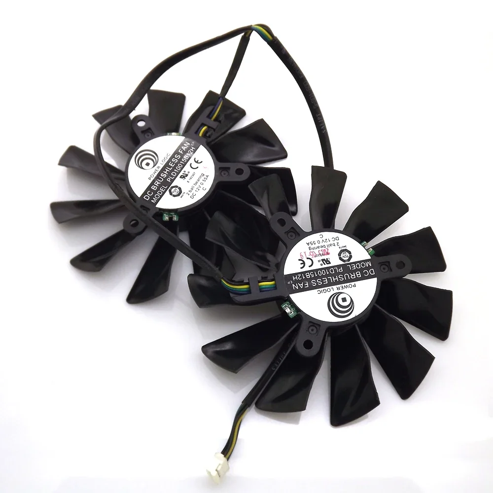 PLD10015B12H DC 12V 0.55A 94mm VGA Fan For MSI GTX680 R9-280X R9-270X R7-260X GTX770 Graphics Dual Cooling Fan 4Pin 4Wire
