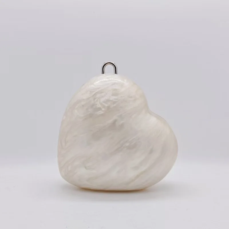 Acrylic Dinner Bag, New European and American Shoulder Fashion Design, Small Love Women's Chain Box Bag