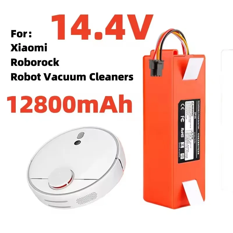 14.4V 6500mAh li-ion Battery Vacuum Cleaner accessories for xiaomi mi SDJQR01RR SDJQR02RR SDJQR03RRE35 Xiaowa C10 E20 E35 Robot