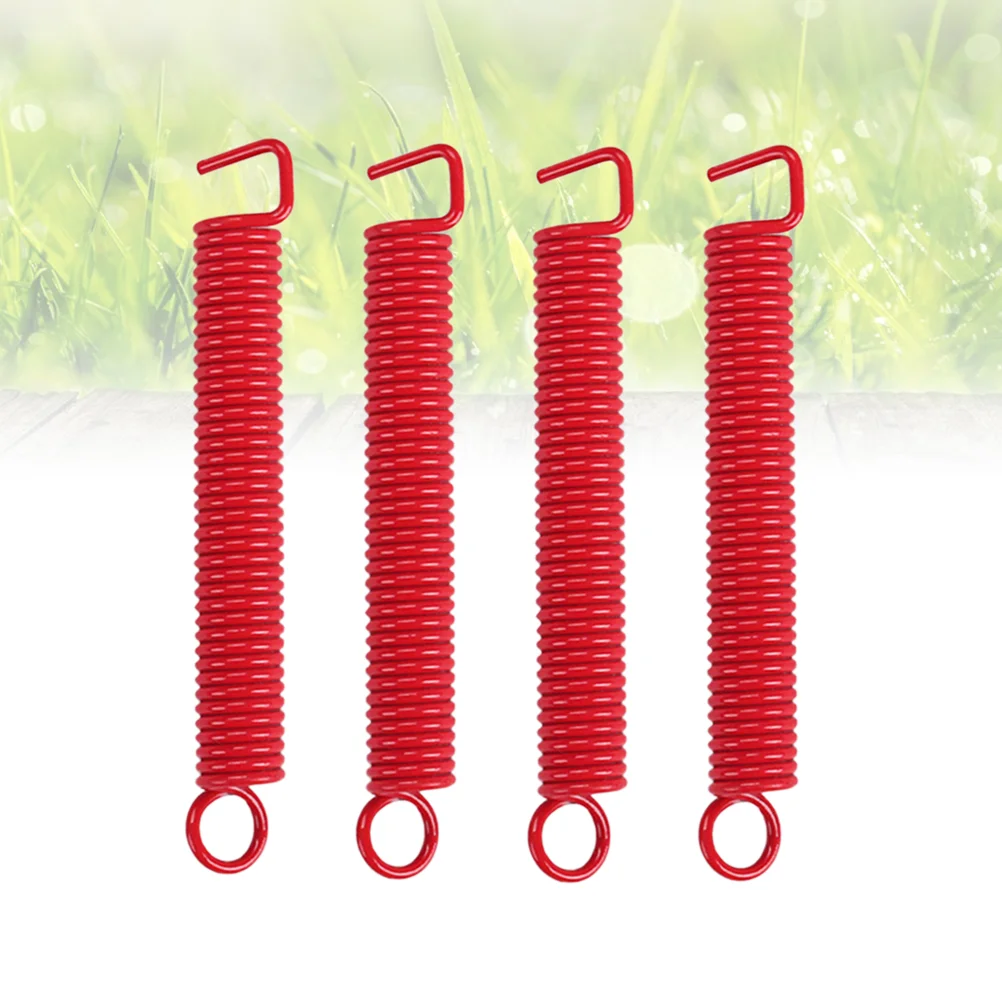 4pcs Electric Guitar Tremolo Bridge Tension Springs Tremolo Bridge System Springs for ST/ Style Electric Guitar (Red)