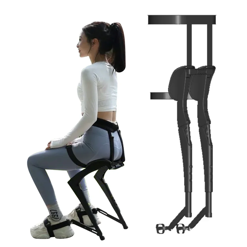 Exoskeleton Wearable Sports Lightweight Folding Chair Fishing Folding Stool Outdoor Portable Travel Multifunctional Seat New