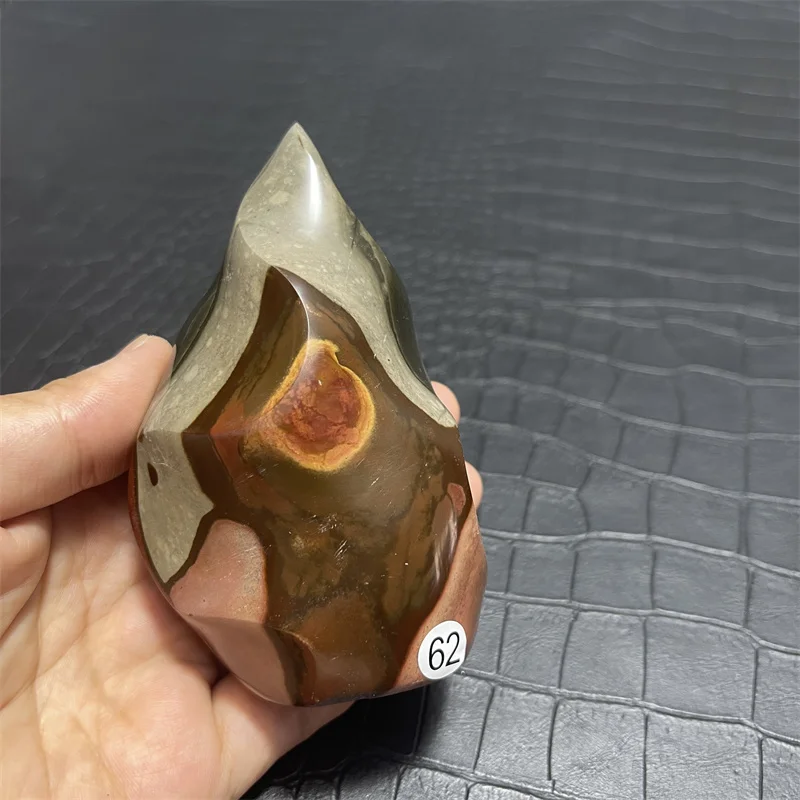 Natural Ocean Jasper Agate Flame Crystal Free Form Madagascar Restoration Healing