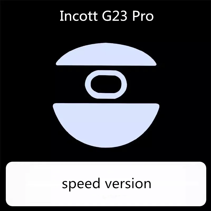 1 Set Ultraglide Mouse Skates For Incott G23 Pro Brake Control Speed Silence Mouse Feet ICE Version Mice Glides PTFE Feet