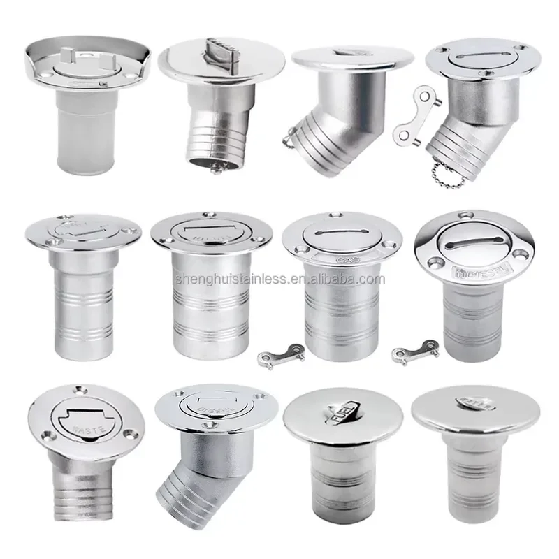 Water Waste Diesel Gas Tank Shenghui Deck Filling 38mm 50mm Fuel Factory Export Casting Mirror Reflection