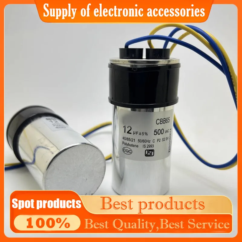 

Полностью автоматический конденсатор для стиральной машины CBB65, 12 мкФ, 500 В, пусковой конденсатор, аксессуары