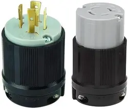 NEMA L15-20 Locking Plugs, Connectors, and Receptacles |250 Volt - 20 Amp - 3 Pole 4 Wire | cUL Listed Replacement Plugs