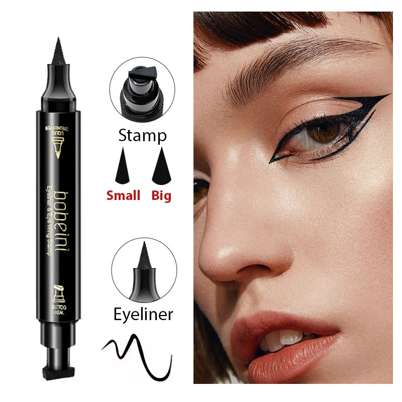 Bolígrafo de sello de alta calidad, delineador de ojos líquido Mineral fácil, de secado rápido, sin manchas, para principiantes, maquillaje de ojos