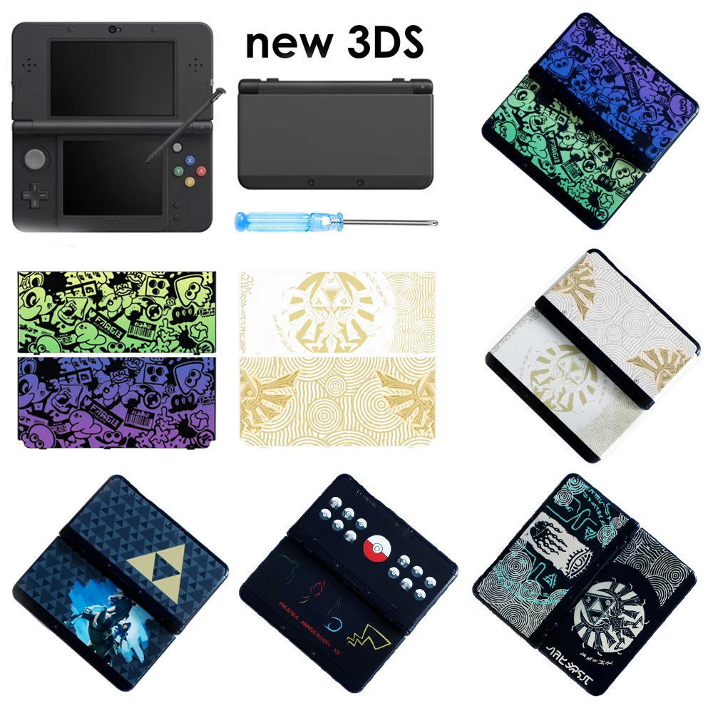 High Quality Front & Back Housing Shell Cover Faceplate Repair Parts for Nintendo New 3DS ONLY