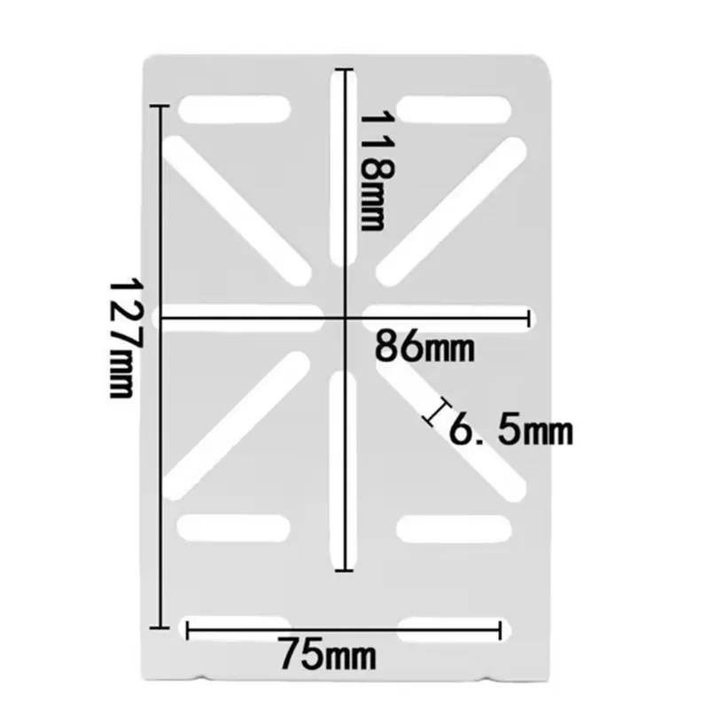 B68C Steel Plate L Shape Adapter Outdoor Wall/Corner Mount Holder For Monitoring Pole Hoop Bracket For Security Camera