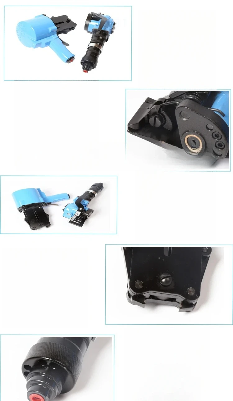 Superior quality Universal Pneumatic Steel Belt Baler Locking Machine Clamp Iron Belt Strapping Machine Automatic Portable