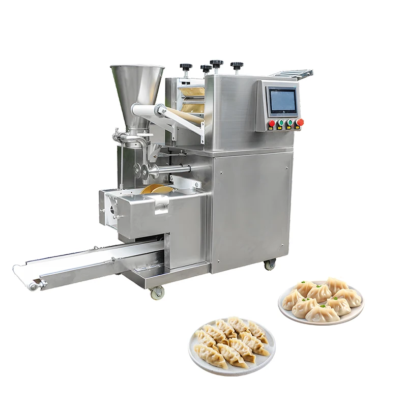 Fotografia 6: Máquina Manual de Fazer Dumplings Chineses em Aço Inoxidável, Pequena e Automática para Uso Doméstico