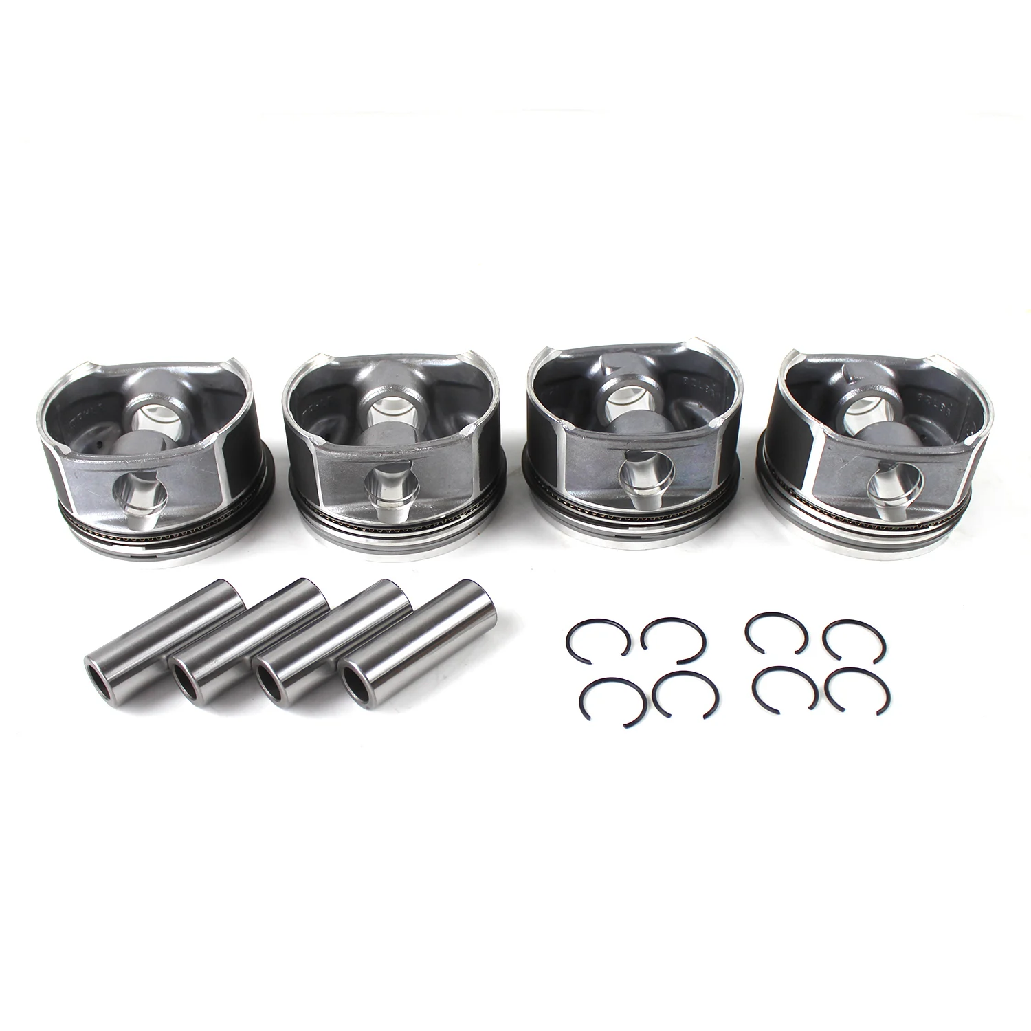 

4pcs Pistons&Rings Set Φ82mm for 1.8L Mercedes-Benz W203 W204 A209 C200K M271 Engines 2710300024 2710302217 2710306617 Car Parts