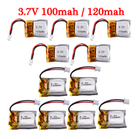 3.7v 100mah/120mah Lipo Battery For FQ777-124 Hubsan Q4 Wltoys V272 V282 V292 Rc Quadcopter Spare Parts 651620 Drone Battery