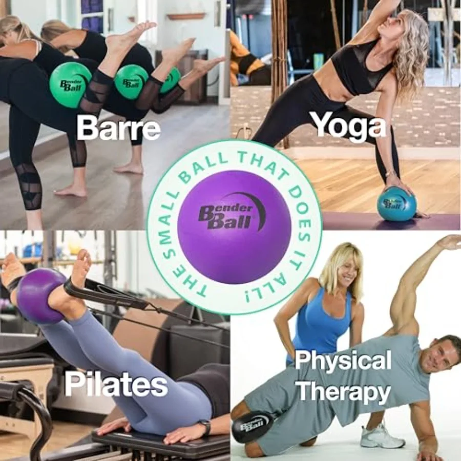 Official Club Kit Set of 25 Purple Original Soft 9 Inch Pilates Ball for Barre Yoga Stability Abs Core Physical Therapy Mesh Ba