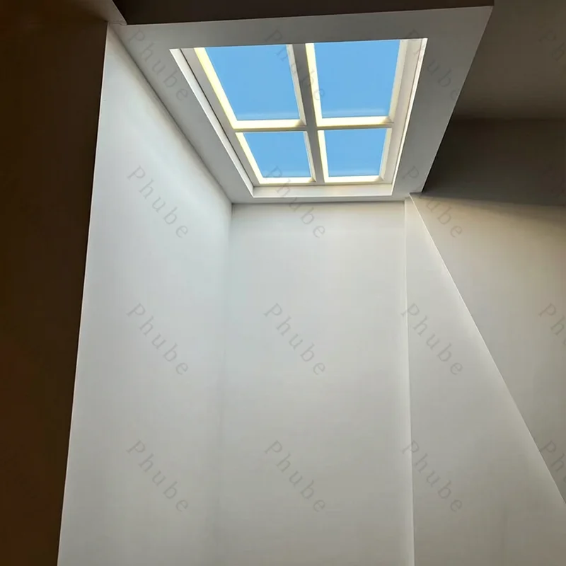 Ultra Thin Skylight Smart Control Ceiling Lamp LED Ceiling Light for Office Dimmable Kitchen Island Lighting Bathroom Panel Lamp
