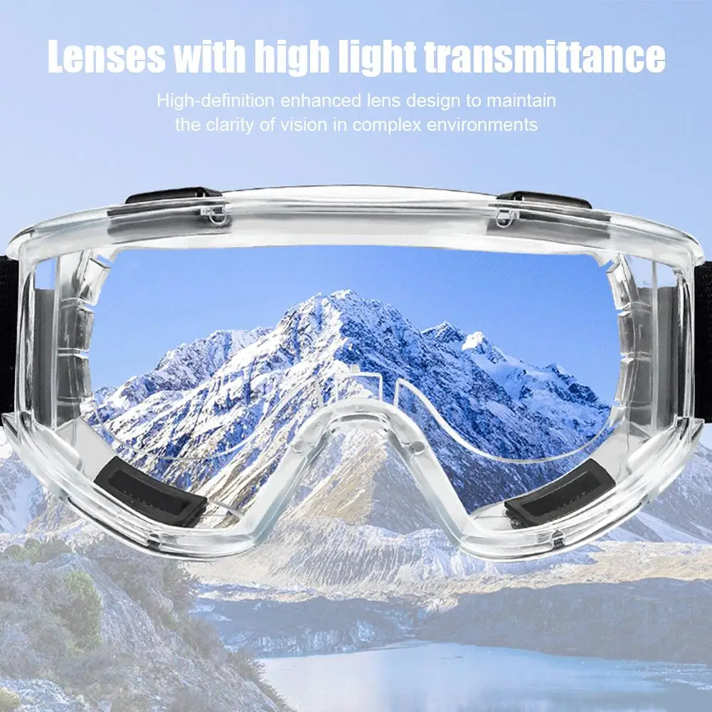 

Safety Antifog Protective Goggles Safe Anti Wind-proof Cycling Goggles Research Clear Lab Glasses Work Riding Industrial V6z5