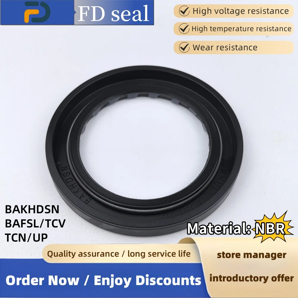 Pressure Oil Seal 45*65*7/6mm NBR BAKHDSN 633B3201 Shaft Seal CFW A1 OMT400  Mechanical Parts Hydraulic O-ring ISO 9001 2008