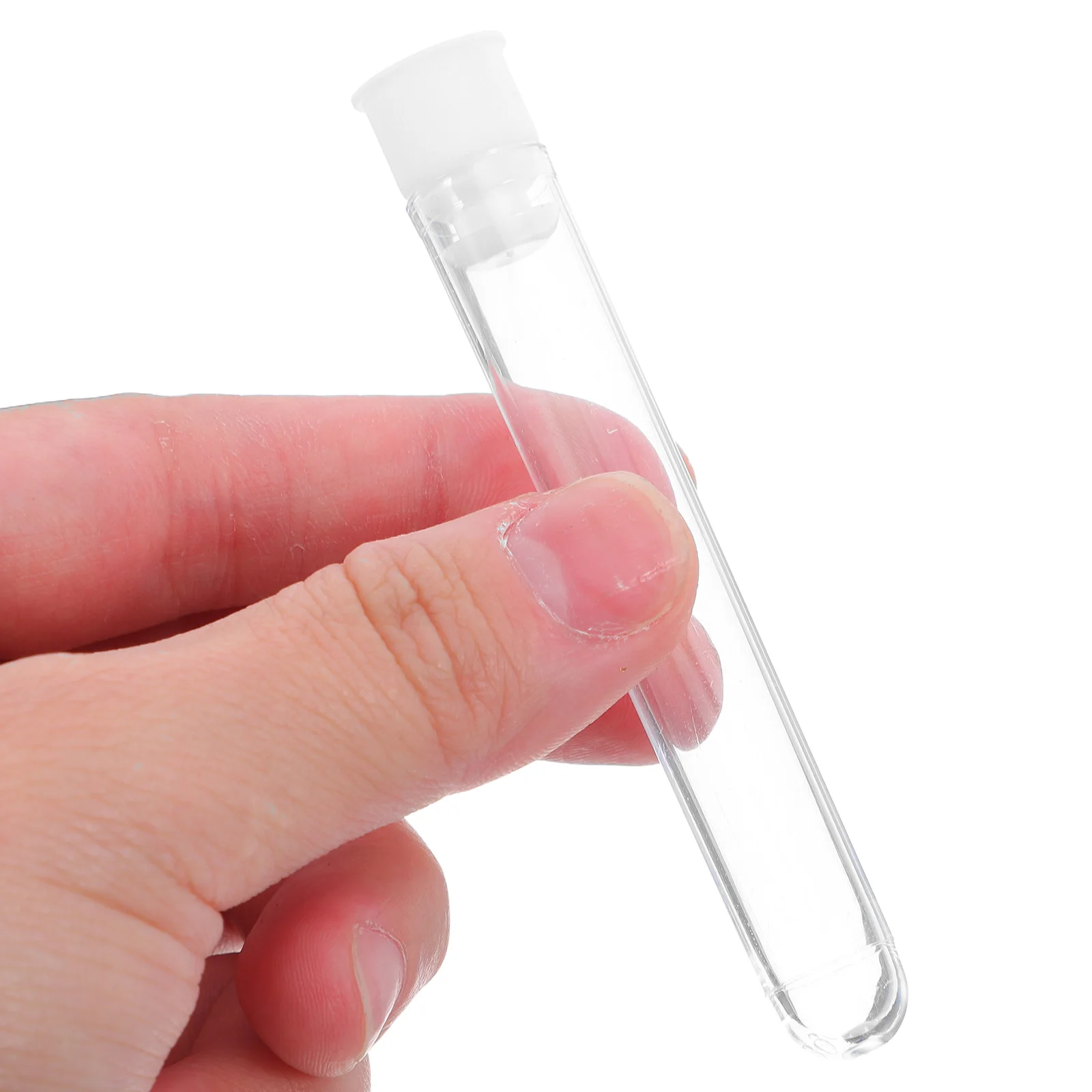 

50 Pcs Storage Bottle Needle Case for Crafts Embroidery Container Organize Plastic Protective Box Clear Tube
