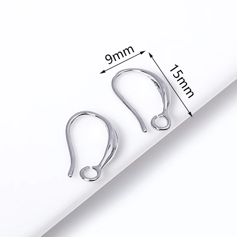Ohrringhaken mit offener Schlaufe, 18 Karat vergoldeter Ohrhaken für Ohrringe, Zubehör, Ohrhaken, DIY-Zubehör – Detail 33