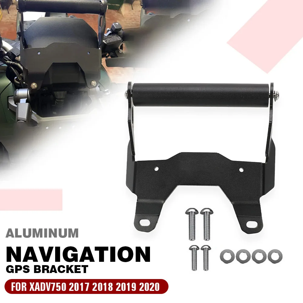 

Держатель для телефона и GPS-навигатора из алюминия для мотоцикла Honda X-ADV 750 (2017-2020)