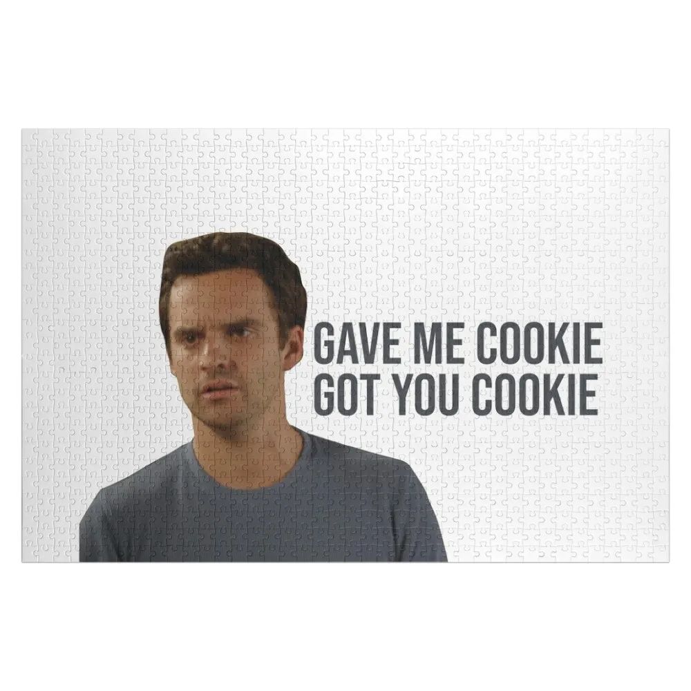 

New Girl Nick Miller Gave Me Cookie Got You Cookie Jigsaw Puzzle Picture Custom Wooden Name Wood Animals Puzzle