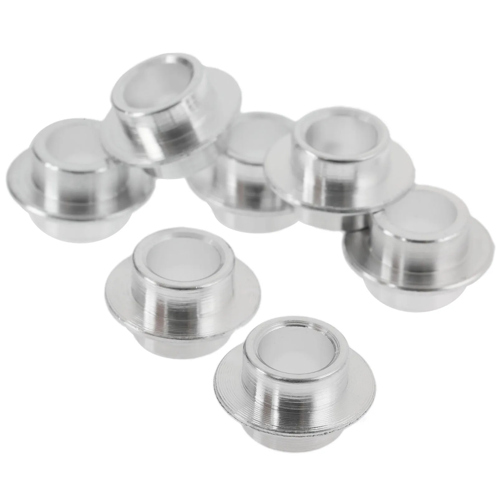 gohantee Skate Wheel Accessories 8PCS Aluminium 8mm Skate Bearing Bushing Spacers for Standard Skating Wheel Replacement Parts